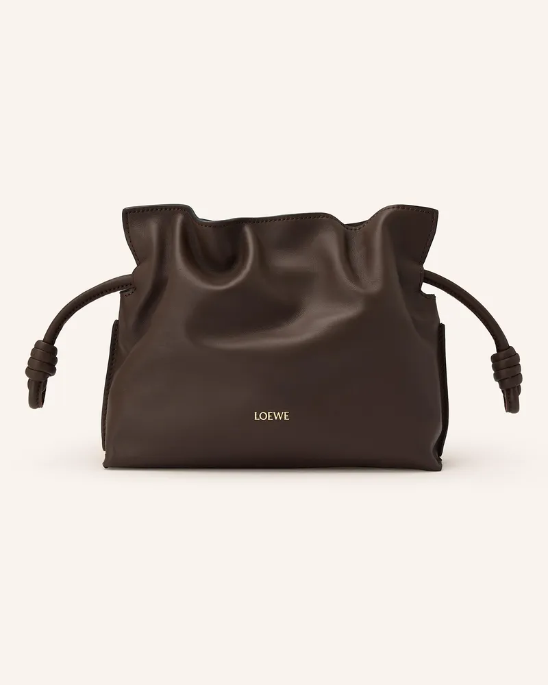 Loewe Umhängetasche Flamenco Mini braun Dunkelbraun