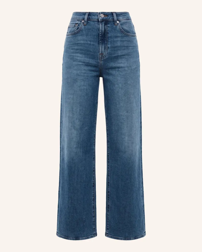 7 for all mankind Wide Leg Jeans Lotta blau Mid