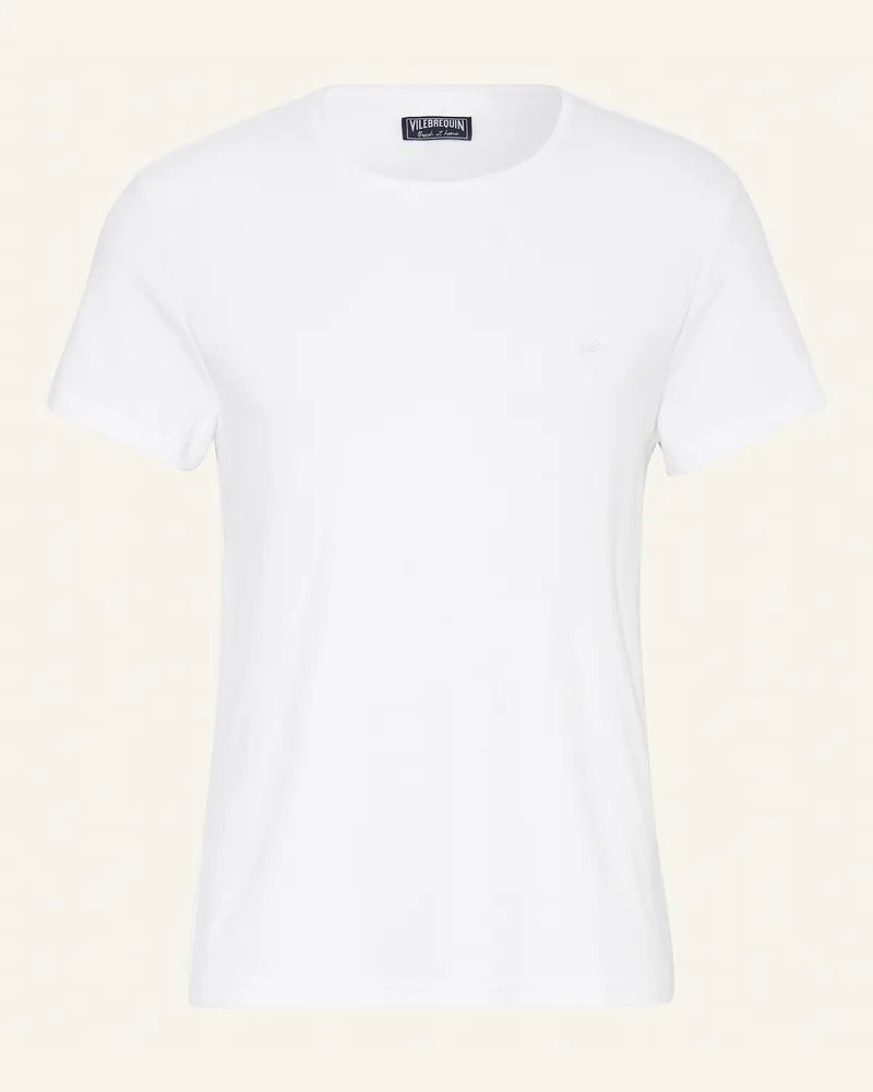 Vilebrequin T-Shirt TIRAMISU aus Frottee Weiss