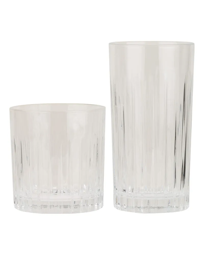 Schott Zwiesel 8-tlg. Set Longdrink- und Whiskygläser STAGE Weiss