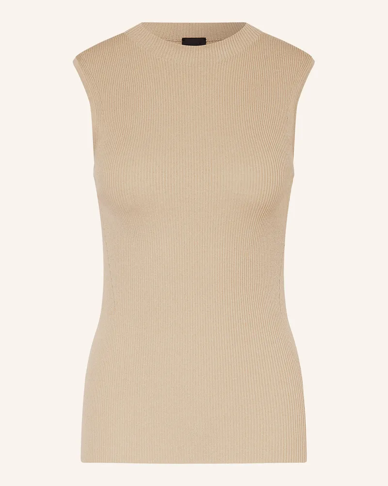 HUGO BOSS Stricktop FESKIES Hellbraun
