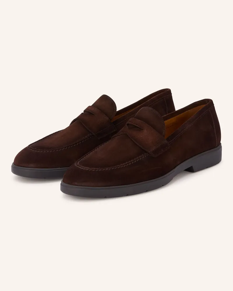 Magnanni Penny-Loafer Pointer Crostidifu braun Dunkelbraun
