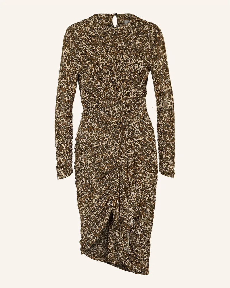 Isabel Marant Jerseykleid ZORAH in Wickeloptik Creme