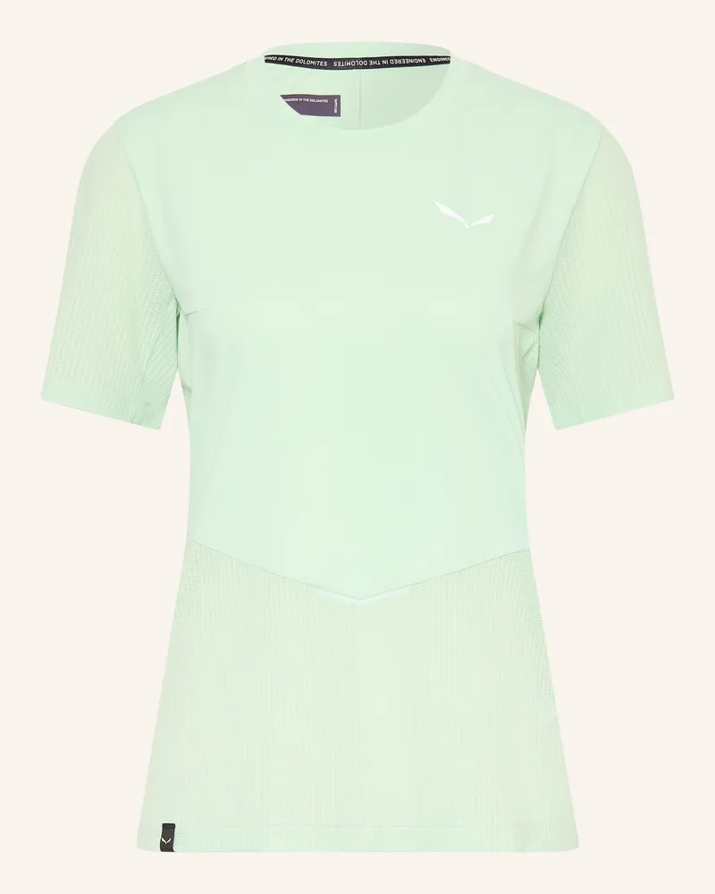 Salewa Funktionsshirt Pedroc gruen Hellgrün