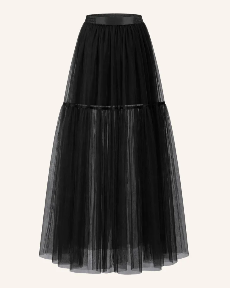 Helene Galwas Maxirock Aus Tüll Mireya schwarz Schwarz