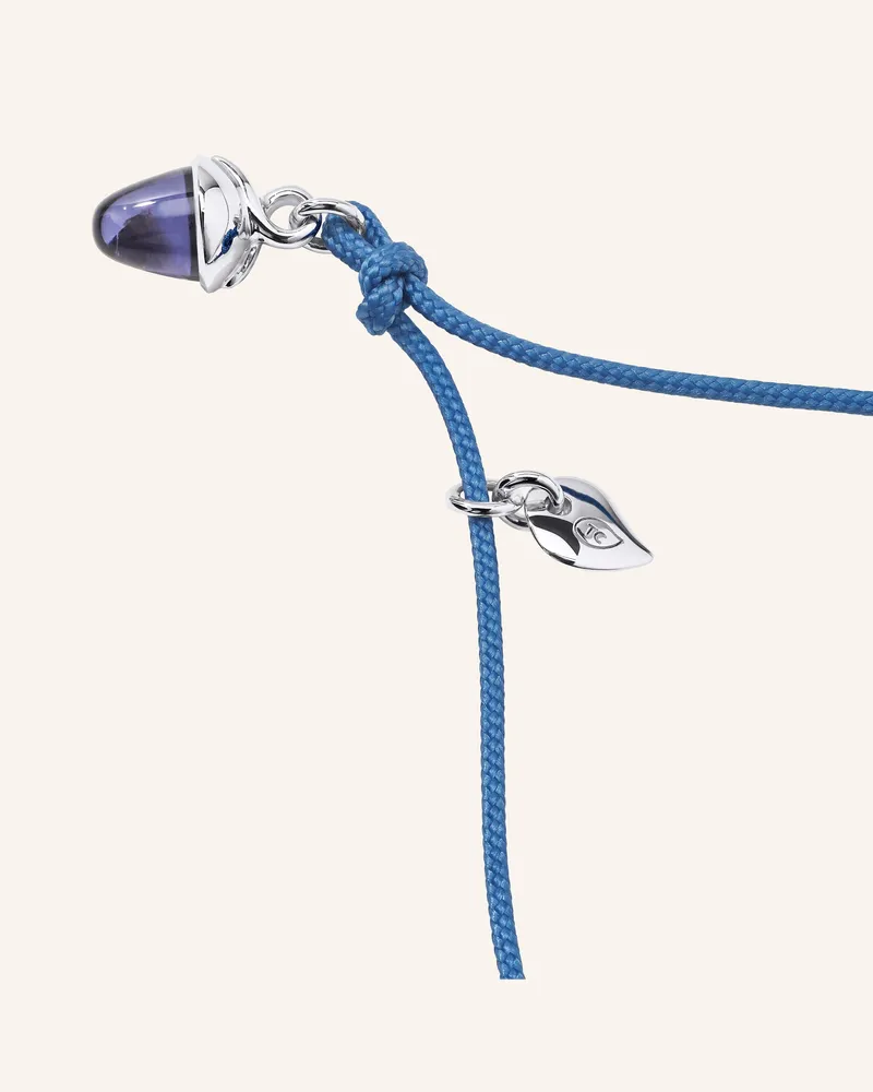 TAMARA COMOLLI Armband BRACELET 'MYMIKADO' WITH IOLITE aus 18 Karat Weißgold mit Iolith Weissgold