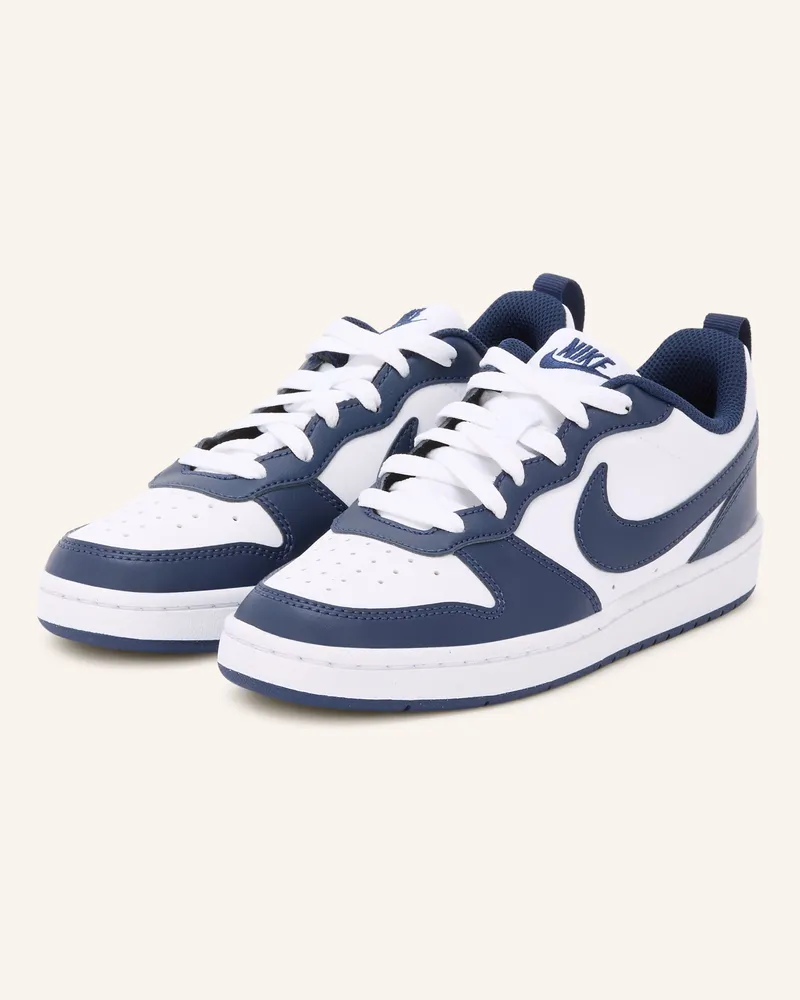 Nike Sneaker Court Borough Low Next Bloom weiss Weiss