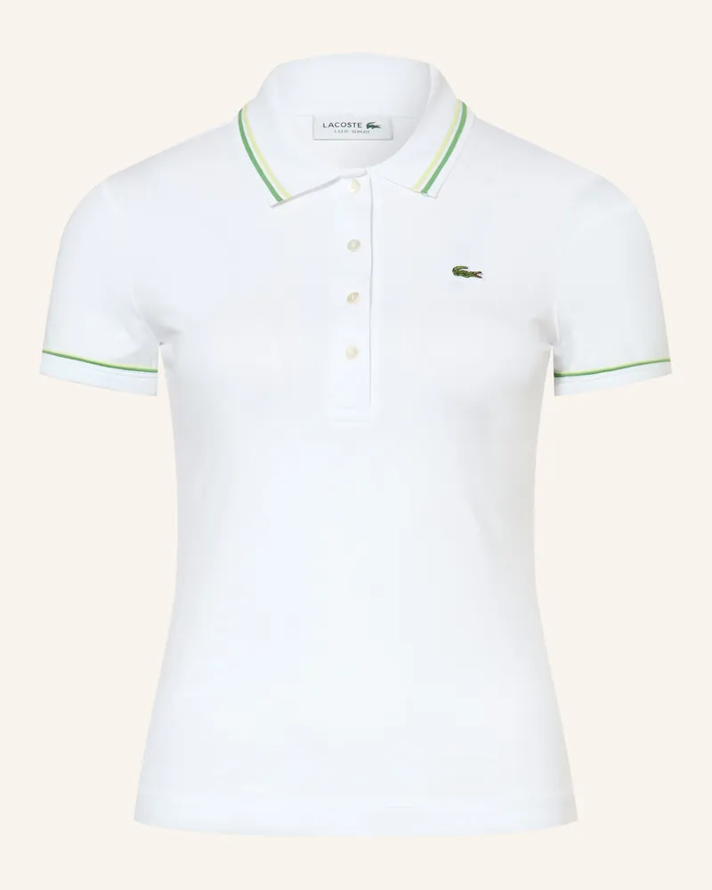 Lacoste Jersey-Poloshirt weiss Weiss
