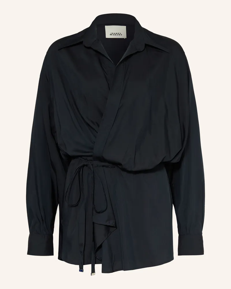 Isabel Marant Wickelbluse KEREN Schwarz