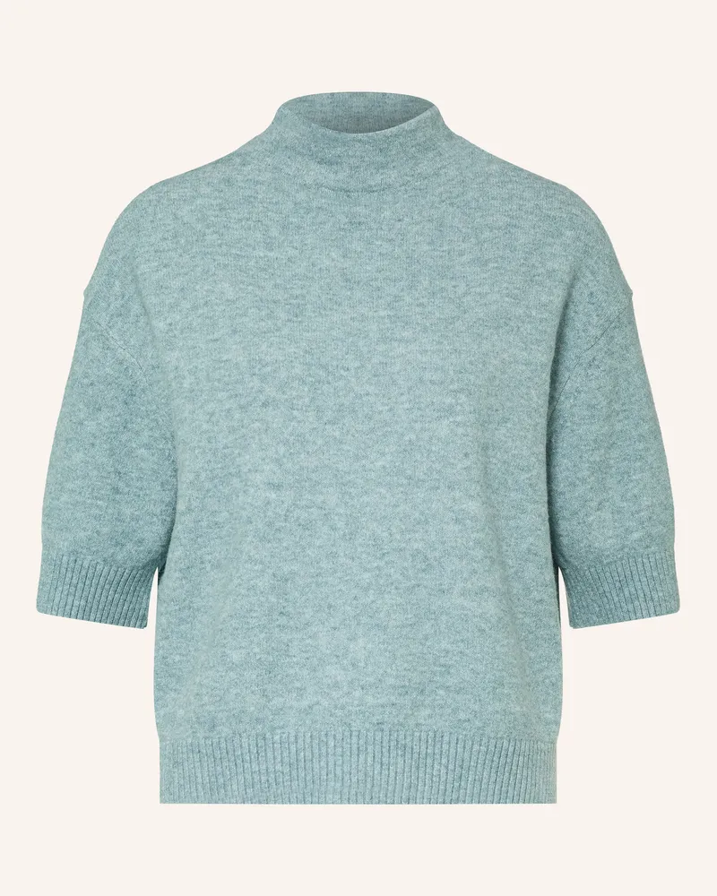 OPUS Strickshirt Pifko gruen Blaugrau