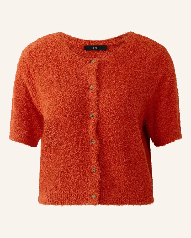 Oui  Strickjacke Orange