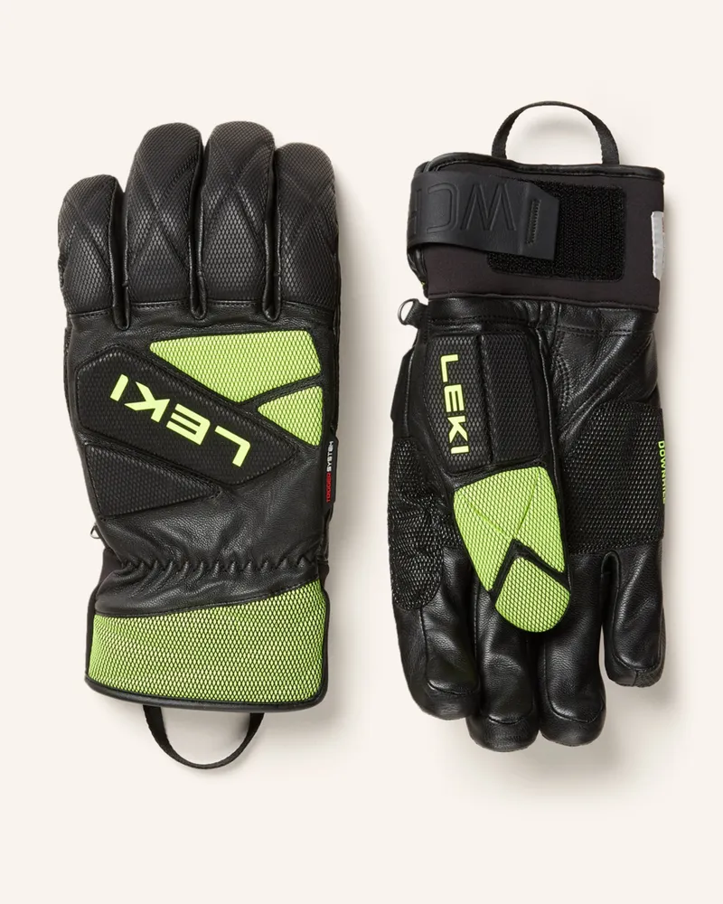 Leki Skihandschuhe WCR VENOM DH 3D Schwarz