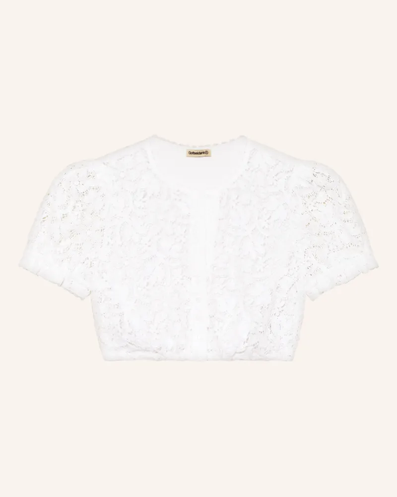 Gottseidank Dirndlbluse VIKTORIA aus Spitze Weiss