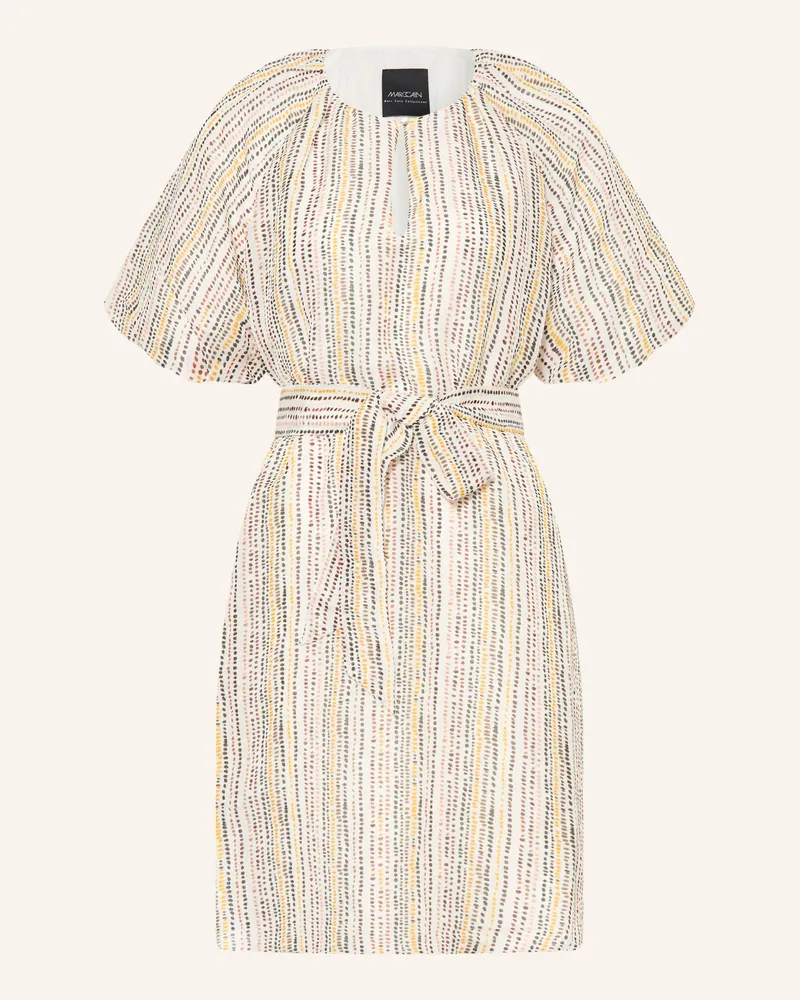 Marc Cain Kleid Mit Seide Und Leinen weiss 488