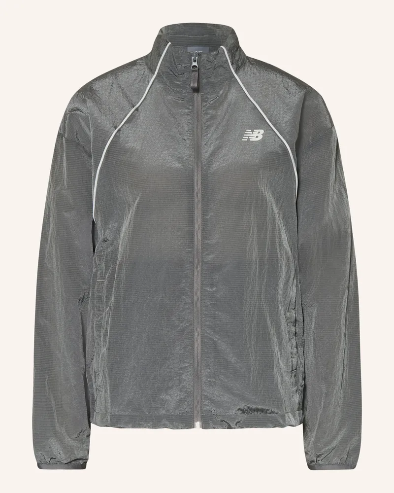 New Balance Funktionsjacke Legacy grau Dunkelgrau