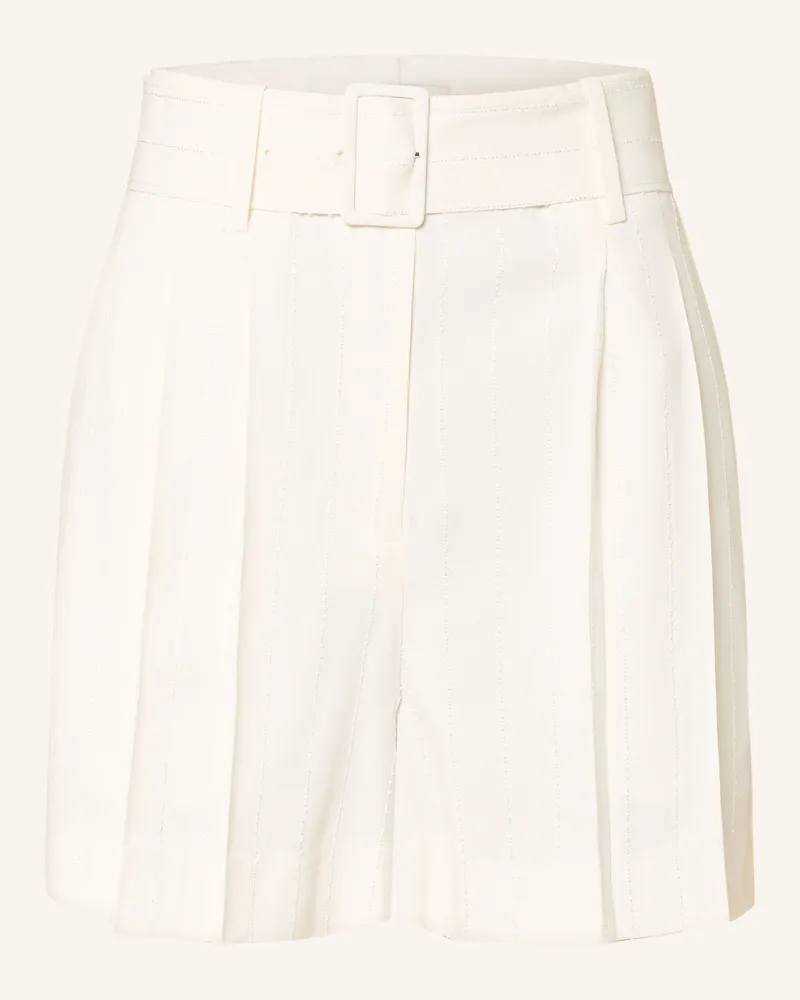 Sandro Shorts mit Pailletten Ecru