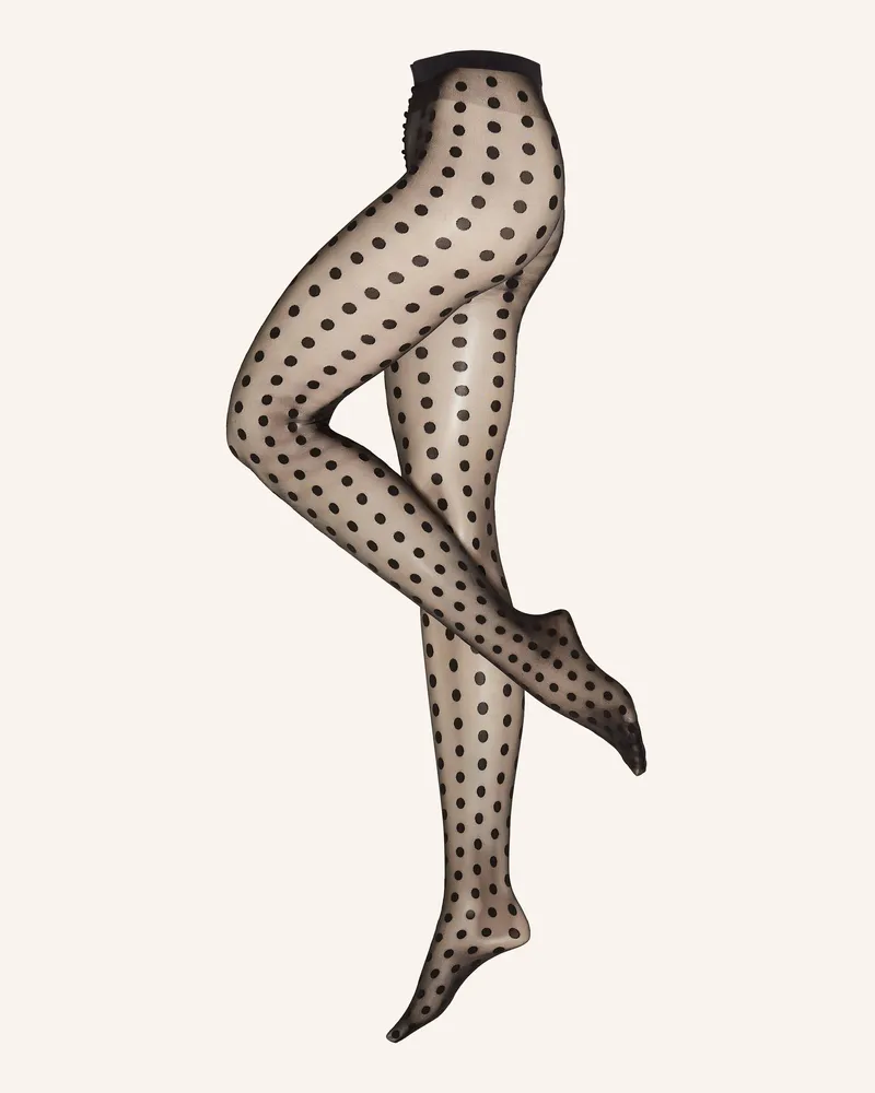 Wolford Feinstrumpfhose BONNY DOTS 9180