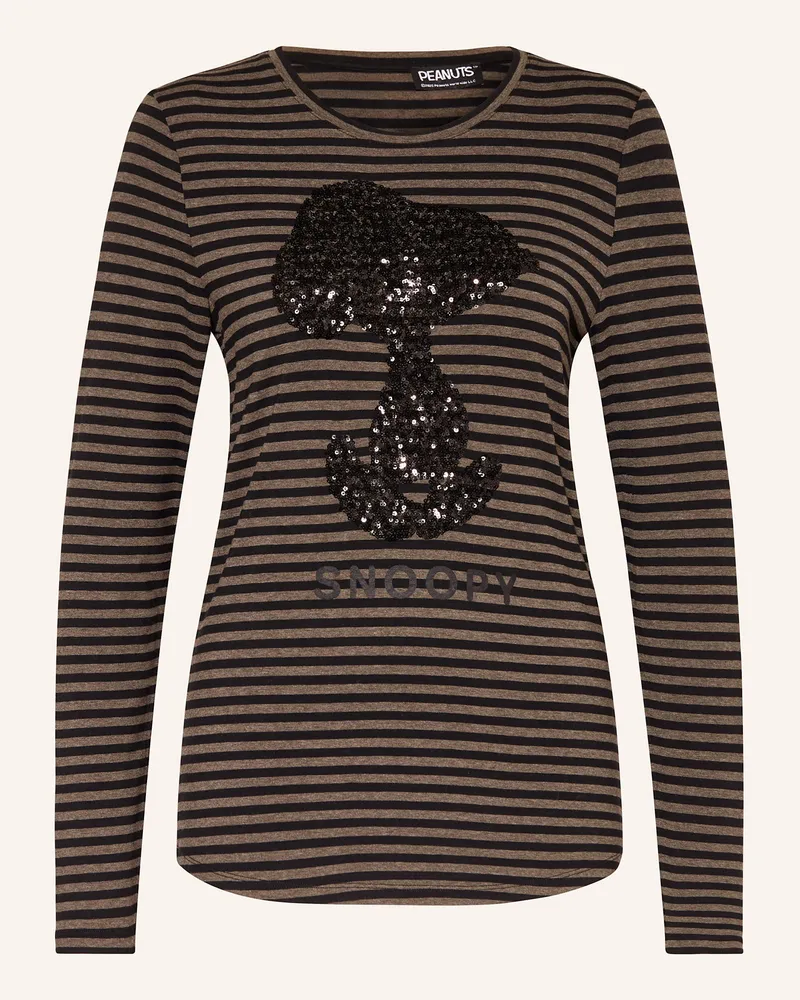 Princess goes Hollywood Longsleeve mit Pailletten Braun