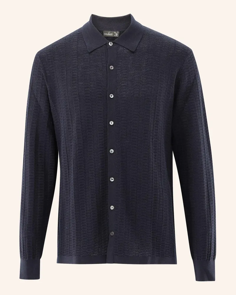 van Laack Pullover blau Dunkelblau