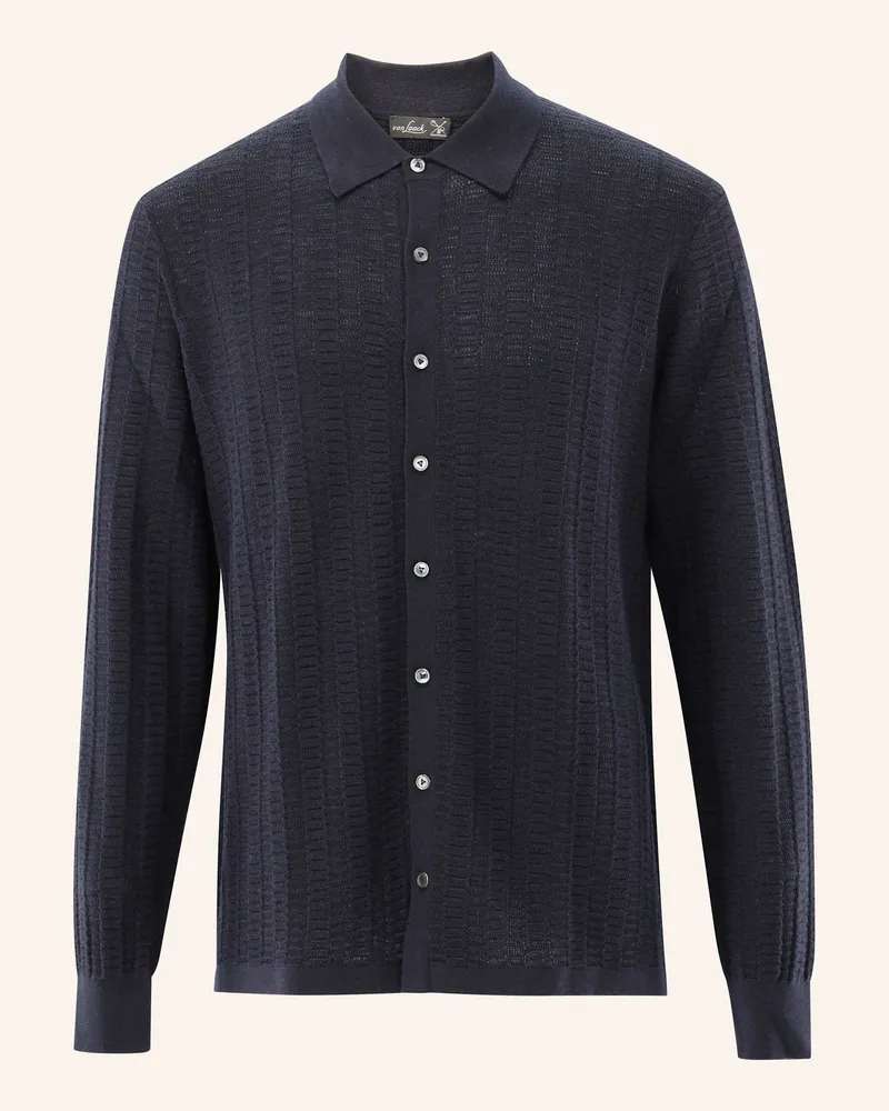 van Laack Pullover blau Dunkelblau