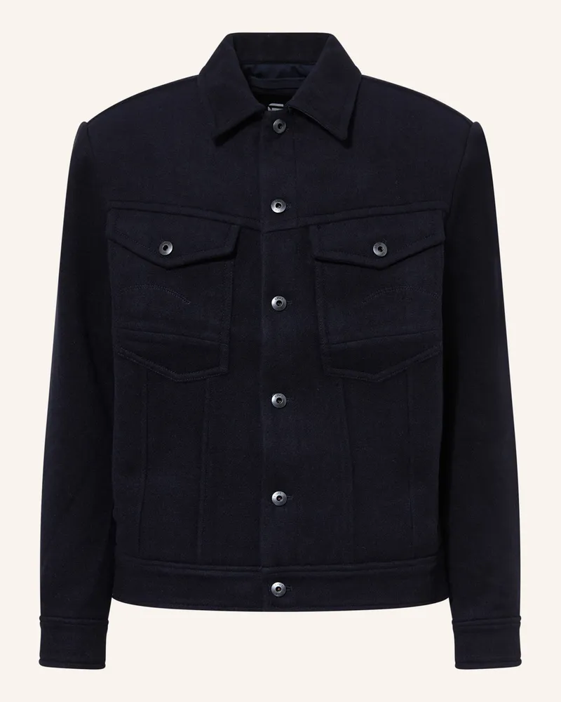 G-STAR RAW Overjacket blau Dunkelblau