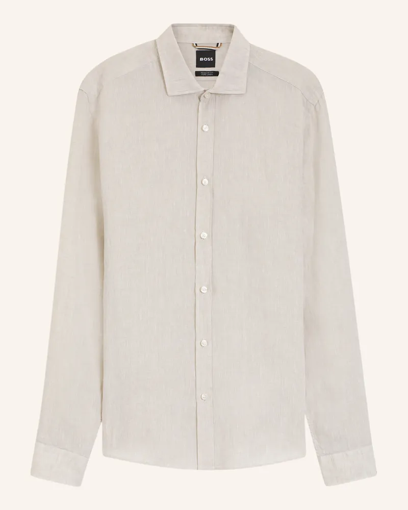HUGO BOSS Shirt C-Liam-Sp-262 Regular Fit beige Beige