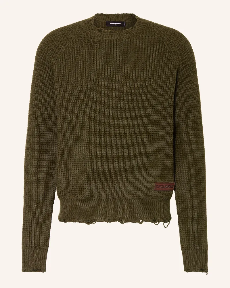 Dsquared2 Pullover Dunkelgrün