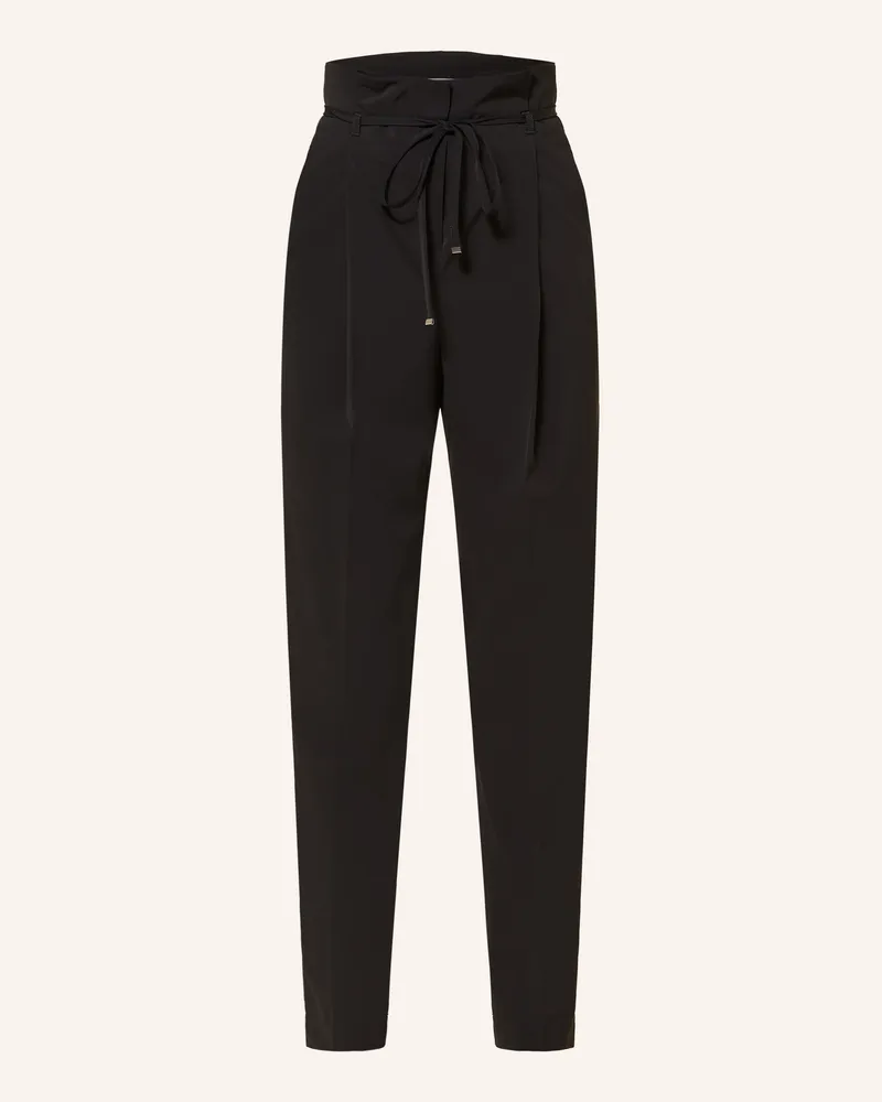 RAFFAELLO ROSSI  Paperbag-Hose Junis schwarz Schwarz