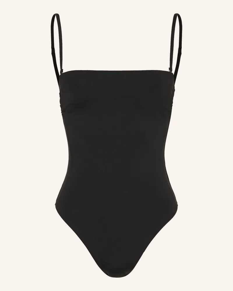 Calvin Klein Bandeau-Badeanzug schwarz Schwarz