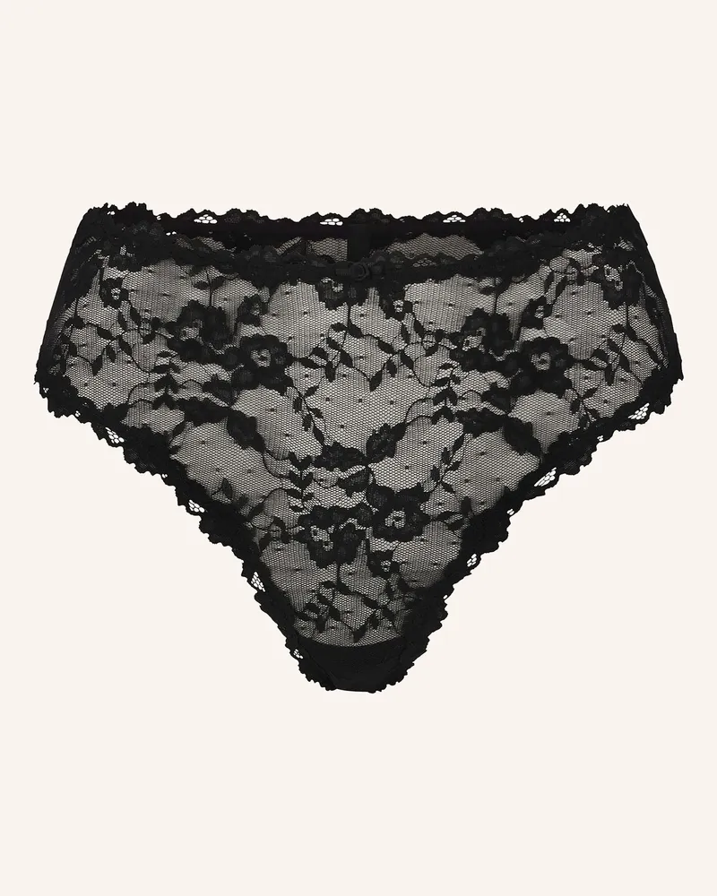 SKIMS Slip Stretch Lace schwarz Soot