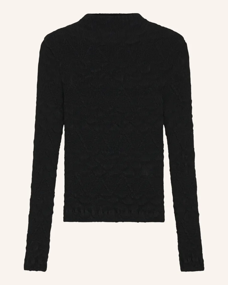 HUGO BOSS Casual Top ECURSA Slim Fit Schwarz