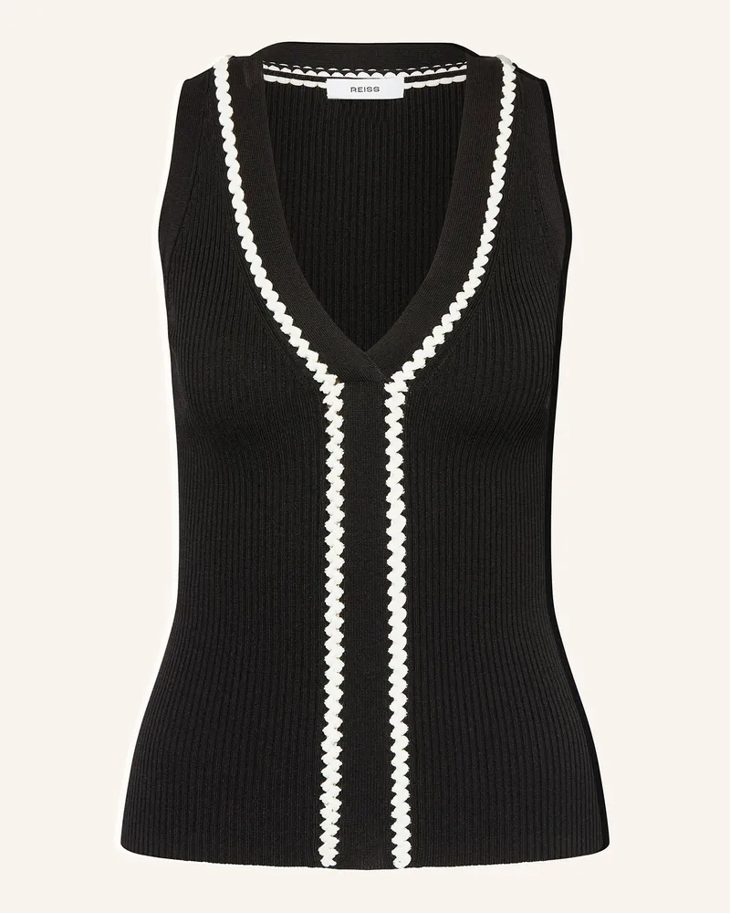 Reiss Stricktop LANETTE Schwarz