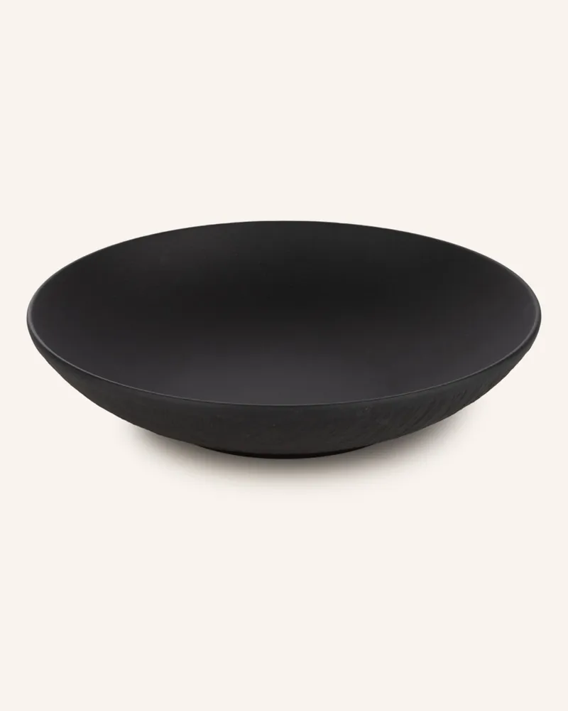 Villeroy & Boch Suppenteller MANUFACTURE ROCK Schwarz