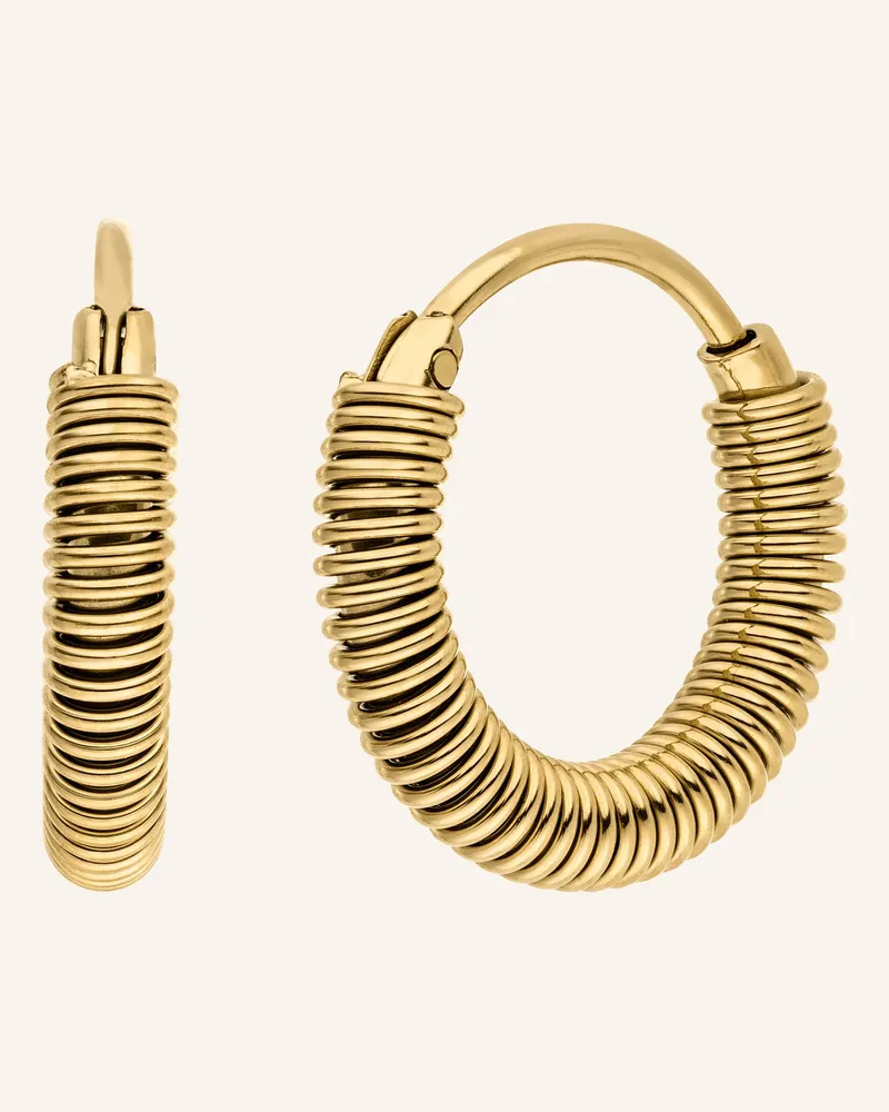 Liebeskind Creolen  Aus  Edelstahl gold Gold