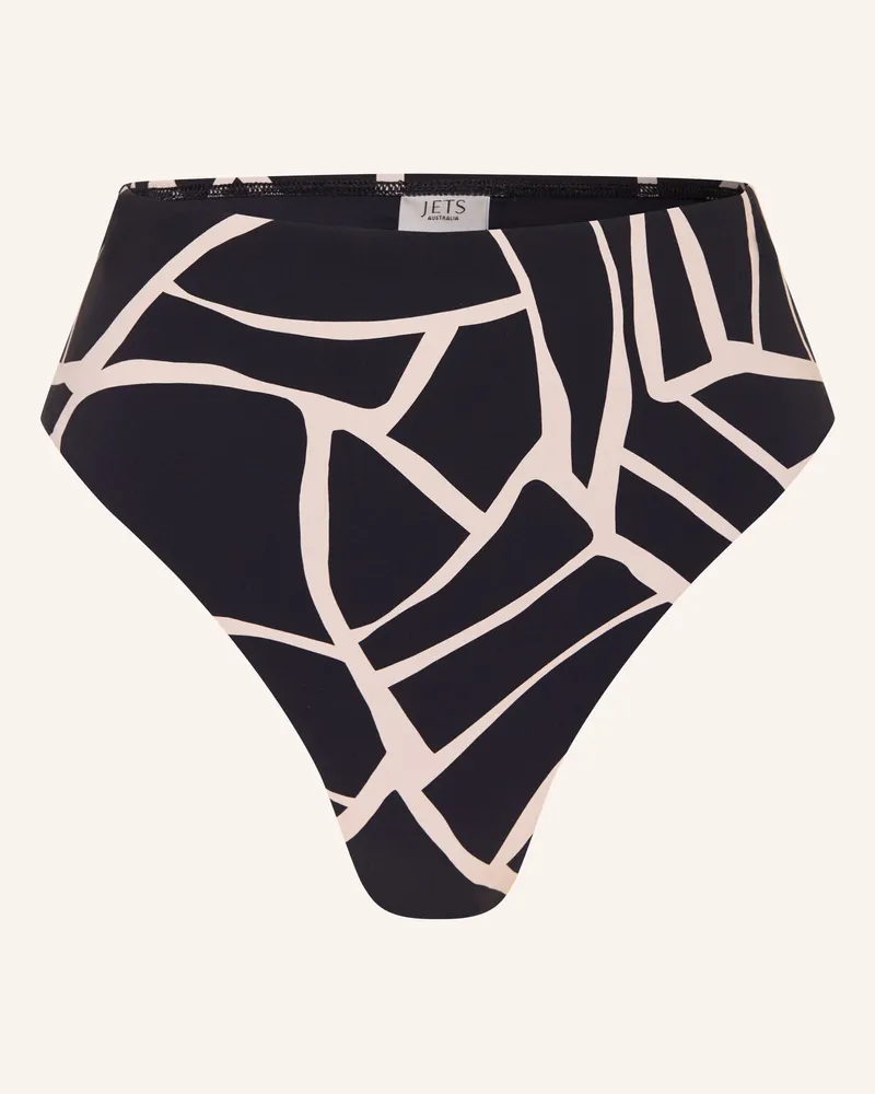JETS Australia High-Waist-Bikini-Hose Bonita schwarz Schwarz