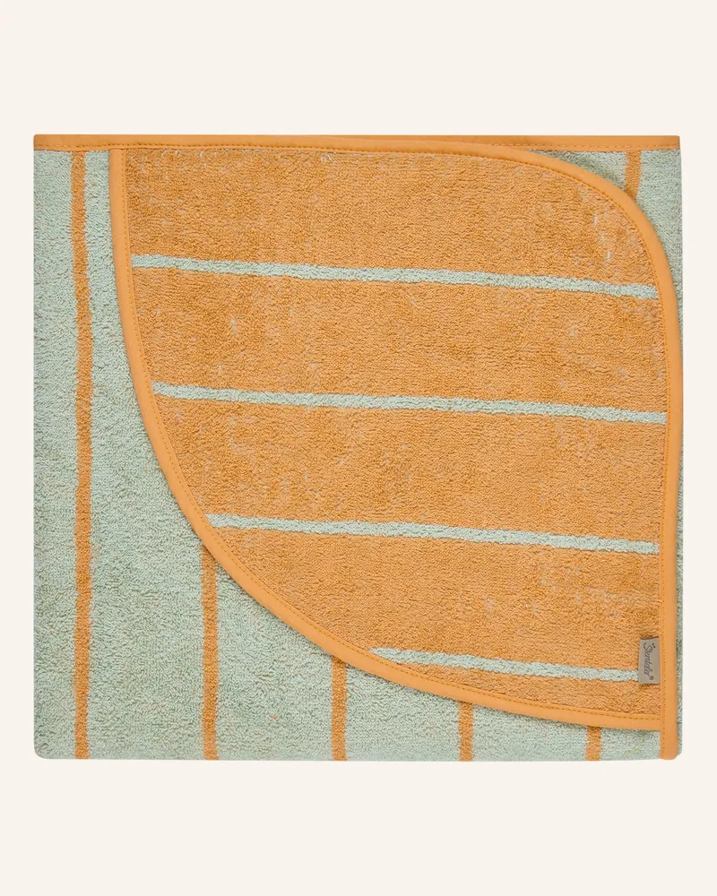 Sterntaler Kapuzenbadetuch 100X100 Cm Bär Bo gruen Hellgrün