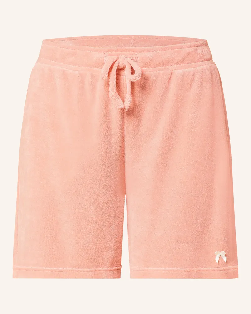 Short Stories Schlafshorts aus Frottee Lachs
