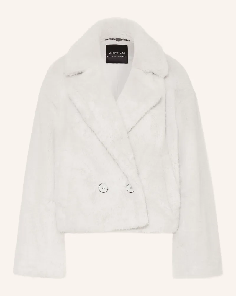 Marc Cain Kunstfell-Jacke grau 812