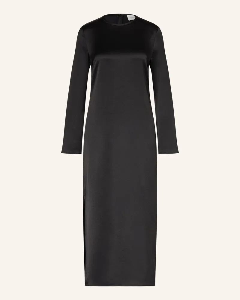 Closed Satinkleid Schwarz