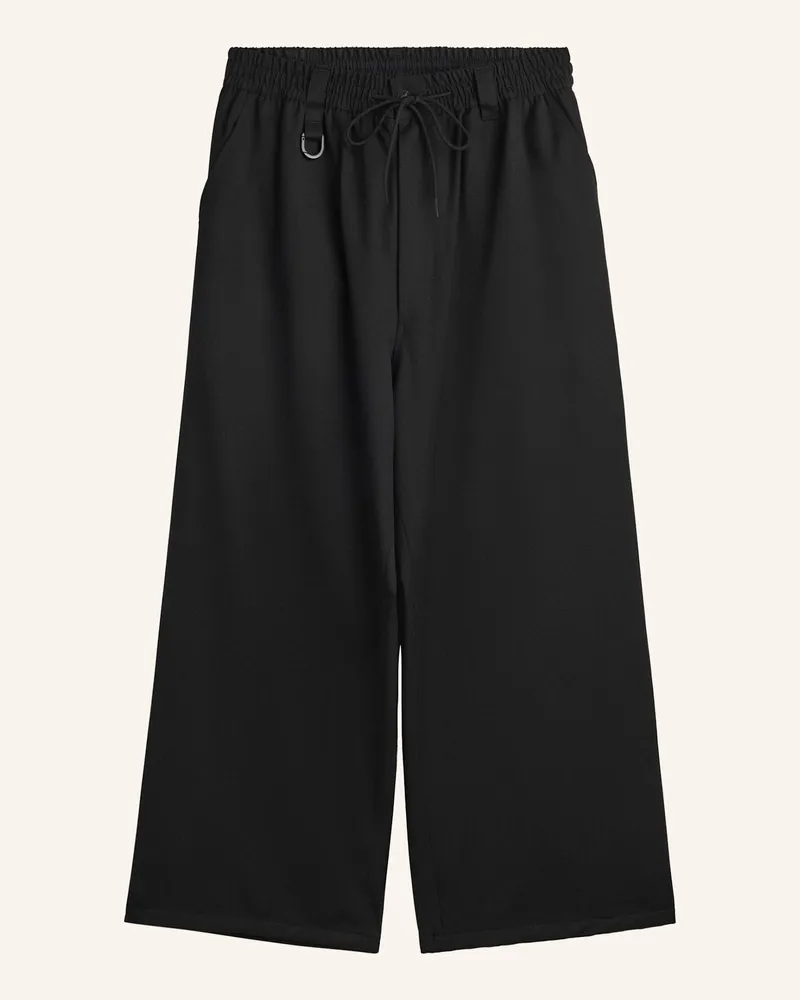 Y-3 Y-3 Hose, Wolle, Gerades Bein schwarz Schwarz