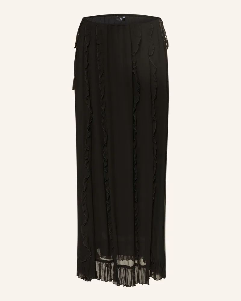 Riani Rock mit Rüschen Schwarz