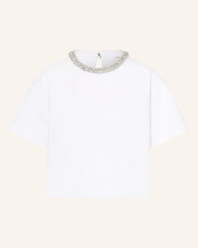 Darling Harbour T-Shirt Mit Schmucksteinen weiss White