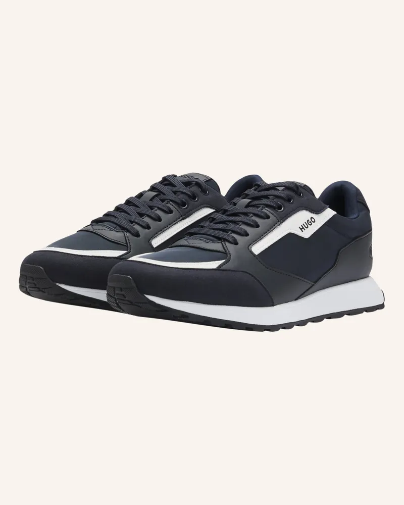 HUGO BOSS Sneaker ICELIN_RUNN_PUMF_N Dunkelblau