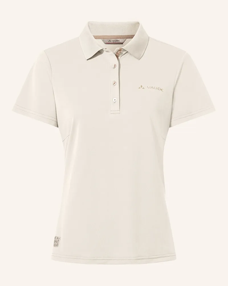 Vaude Funktions-Poloshirt Essential weiss Creme