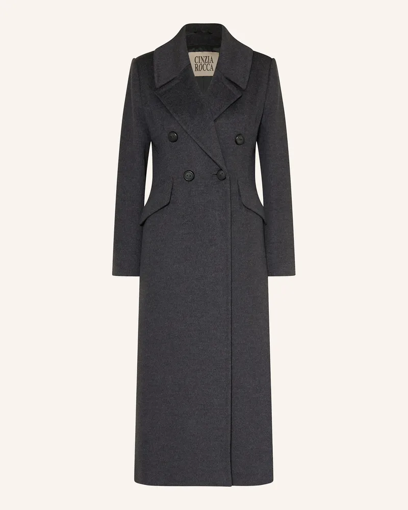 Cinzia Rocca Mantel grau Dunkelgrau
