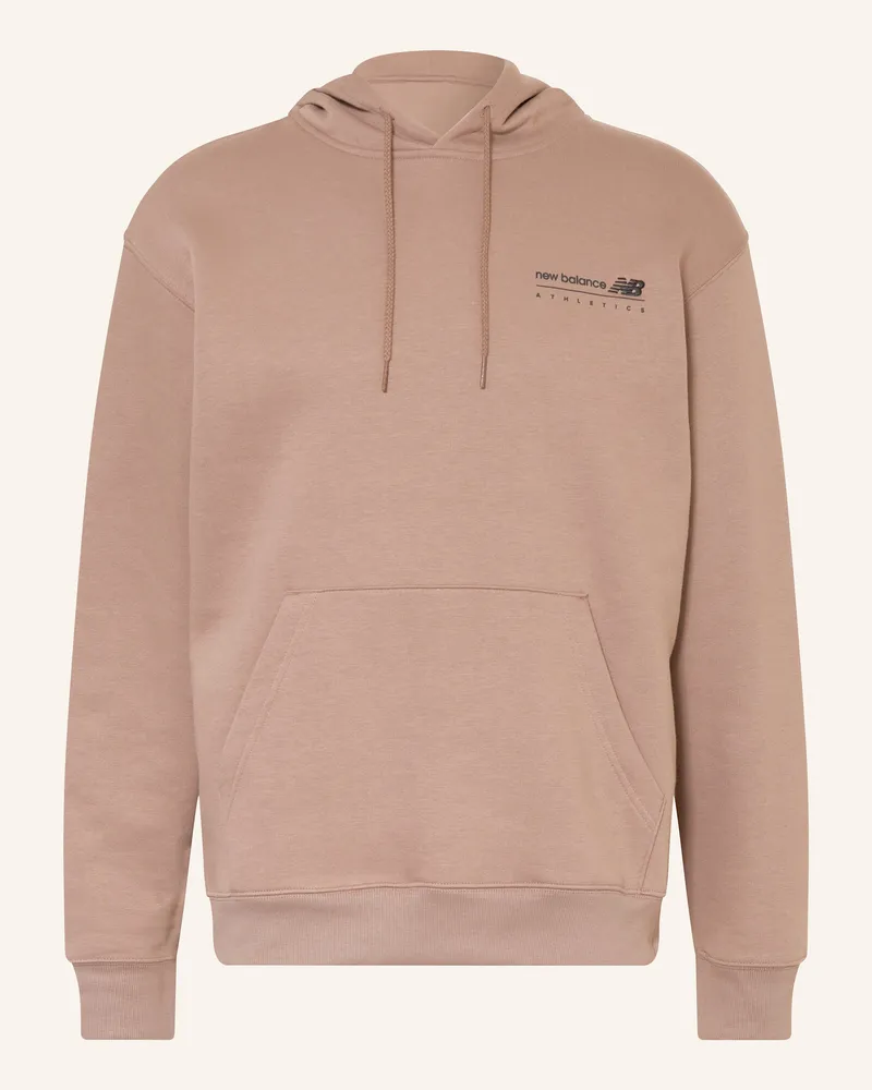 New Balance Hoodie Lin Rp braun Rosé