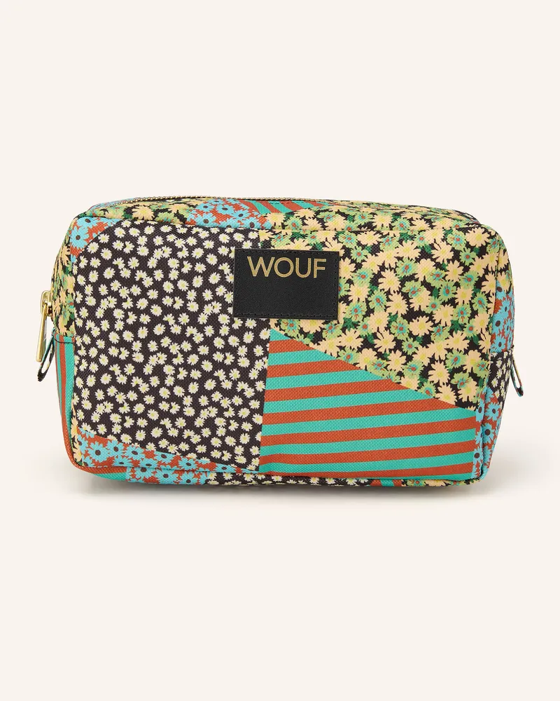 WOUF Kosmetiktasche Bohemia gruen Gelb