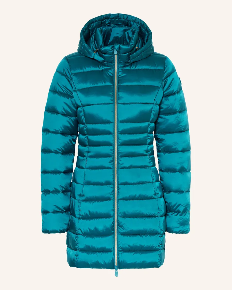 Save The Duck Steppmantel Reese Mit Abnehmbarer Kapuze gruen Petrol