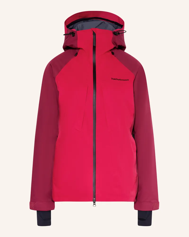 Peak Performance Skijacke Insulated 2l W rot Dunkelrot