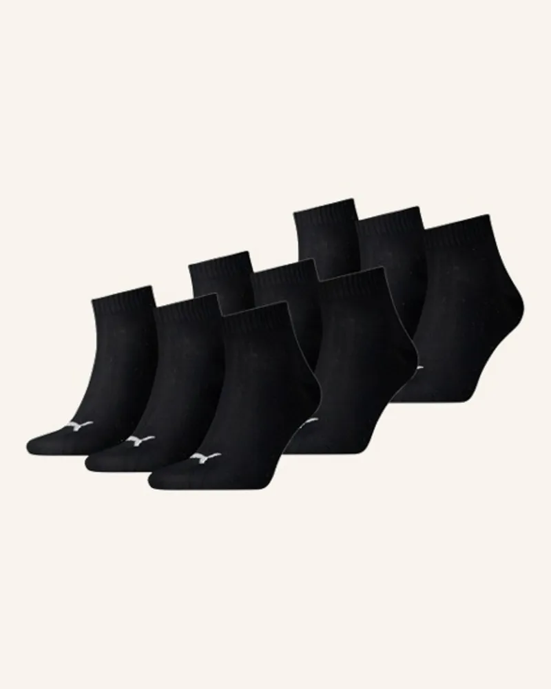 Puma 9er-Pack Socken Quarter schwarz Schwarz